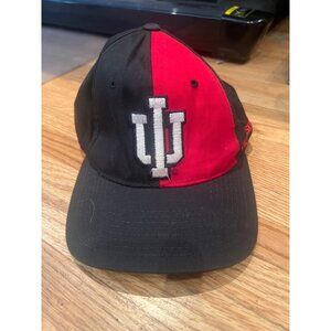 Vintage Starter The Classic Indiana Hoosiers Black/Red Snapback Hat 55% Cotton 4